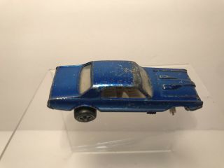 Vintage Hot Wheels Redline - Custom Cougar - 1968 - Usa - Blue