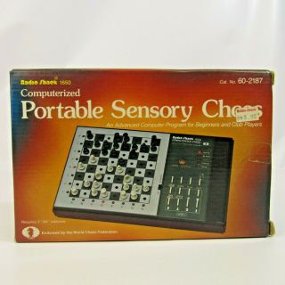 Vintage Radio Shack Computerized Portable Sensory Chess