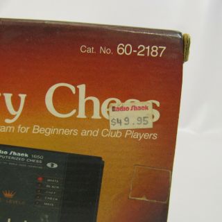 Vintage Radio Shack Computerized Portable Sensory Chess 2