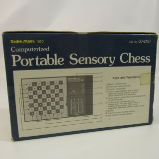 Vintage Radio Shack Computerized Portable Sensory Chess 4