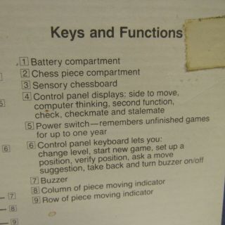 Vintage Radio Shack Computerized Portable Sensory Chess 5