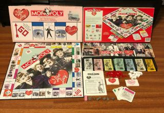 I Love Lucy Monopoly 50th Anniversary Collectors Edition 2001 Complete Rare