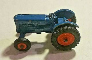 1959 Matchbox Lesney Fordson Tractor 72 (blue) Sharp Very Rare Truck