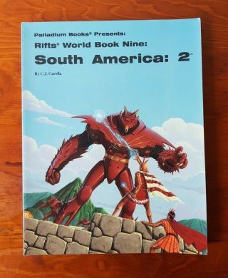 1995 Rifts World Book Nine 9 Rpg South America 2 First Printing Palladium Books