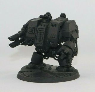 Warhammer 40k Space Marine Dreadnought,  Primed And Ready For Paint