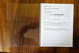 Pendragon - Book of the Entouage - Manuscript Done - Stafford - 2010 2