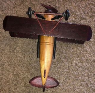 Collectible (4) Metal And (1) Wooden Airplanes 5