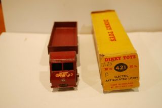 Dinky toys 30W/421 Electric Articulated Lorry,  boxed, 2