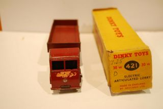 Dinky toys 30W/421 Electric Articulated Lorry,  boxed, 3