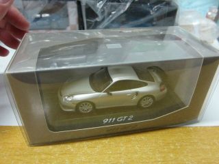 Minichamps - Scale 1/43 - Porsche - 911 Gt 2 - Silver - Mini Toy Car
