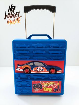 Vintage 1997 Mattel Hot Wheels Storage Case For 100 Cars 20375