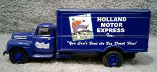 Ahl Usf Holland Motor Express Ford Diecast Delivery Truck 3 1/64 W/box