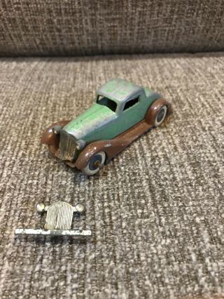 Vintage Tootsietoy Graham Coupe Green Diecast Toy Car