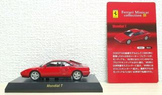 1/64 Kyosho Ferrari Mondial T Red Diecast Car Model