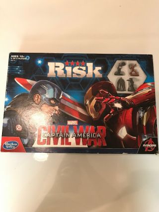 Risk Marvel Avengers Captain America Civil War Board Game Hasbro