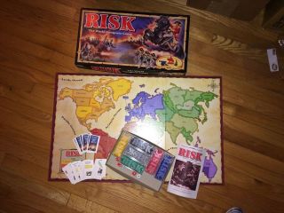 Vintage Risk The World Conquest Game 1993 Parker Brothers Complete No.  00044