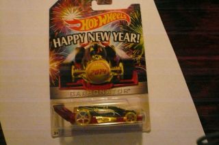 Carbonator 2014 Hot Wheels Happy Year 2014 Red Yellow And Gold