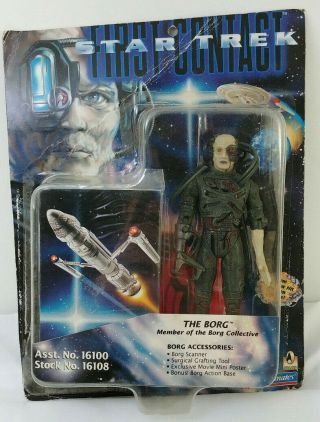 1996 Star Trek First Contact The Borg Action Figure Playmates 4.  5in