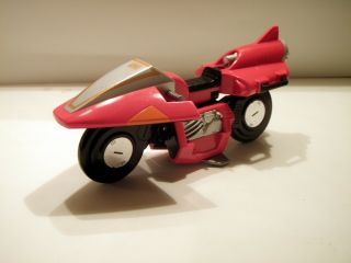 1997 Bandai Red Power Rangers Motorcycle Cycle Galaxy Glider Bike Ship
