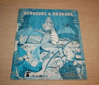 Vintage 1979 Tsr Dungeons & Dragons D&d Rpg Game 3rd Edition Rule Book