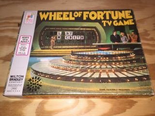 Vintage Wheel Of Fortune Board Game 1975 Milton Bradley Complete Tv Show