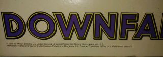 Vintage 1979 DOWNFALL Board Game Gears Milton Bradley Strategic 100 Complete 2