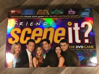 Friends Scene It Dvd Trivia Board Game 2005 - 100 Complete With Instructions