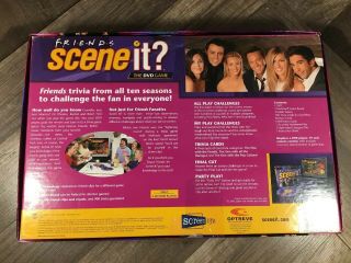 Friends Scene it DVD Trivia Board Game 2005 - 100 complete with instructions 2