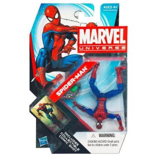 Spider - Man Blue Upside Down Variant Marvel Universe Action Figure Series 4 7