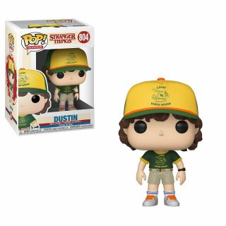 Funko Pop Tv: Stranger Things (s3) - Dustin (at Camp) Collectible Vinyl Figure