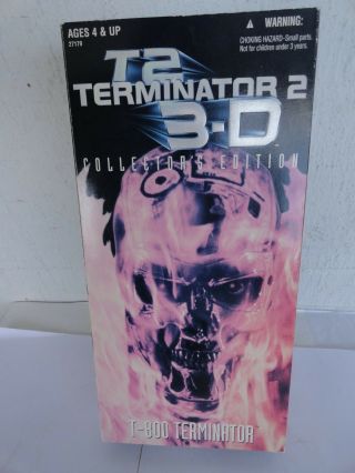 1997 Kenner T2 Terminator 2 3 - D Collector ' s Edition T - 800 Action Figure 3