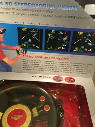 Virtual Reality World 3D Color Racing Game System 2000 Manley Toy Quest 4