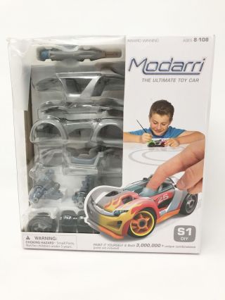 Modarri Diy Street Car Single Kit Toy Car Set 5 Unique Builds Ages 8,