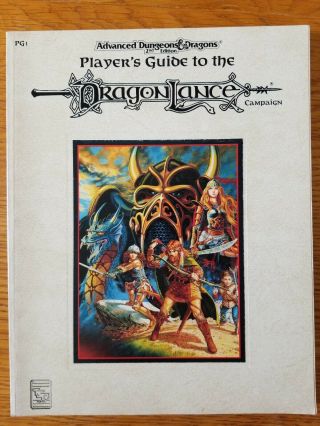 Players Guide To The Dragonlance Campaign D&d 2e Sourcebook
