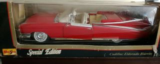 Cadillac Eldorado Biarritz 1959 1/18 Diecast Model Red Maisto,  Special Edition