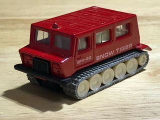 Vintage Tomica Ohara Snow Tiger SM30 1:73 Scale DieCast w/ Treads Made in Japan 2