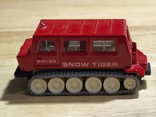 Vintage Tomica Ohara Snow Tiger SM30 1:73 Scale DieCast w/ Treads Made in Japan 3