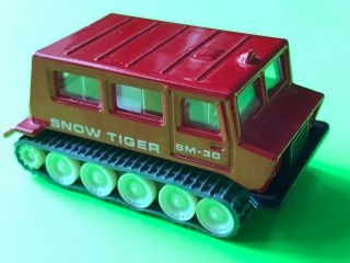 Vintage Tomica Ohara Snow Tiger SM30 1:73 Scale DieCast w/ Treads Made in Japan 5