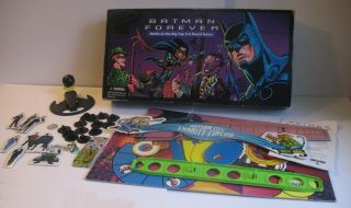 Rare Batman Forever Battle At The Big Top 3 - D Board Game Complete Or Nearly