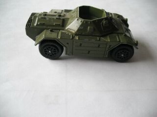 DINKY TOYS MILITARY FERRET SCOUT CAR DESERT SAND COLOR 680 MADE IN ENGLAND 4