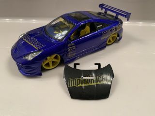 Yellow Blue Toyota Celica Import Racer Jada Toys Dub City 1/24 Scale