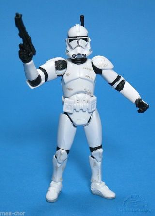 Star Wars Loose Rots Very Rare White Clone Trooper Articulated.  C - 10,