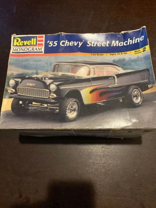 Revell Monogrammed ‘55 Chevy Street Machine 1:24 Scale Skill Level 2