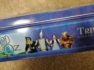 The Wizard Of Oz Trivia Board Game Collectible Tin,  by Pressman 1999 inside 3
