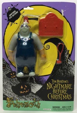 Vintage 1993 Hasbro Nightmare Before Christmas Behemoth Figure Disney Tim Burton