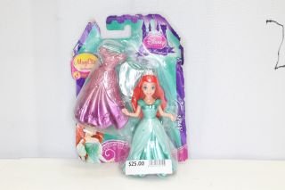 Mattel Disney Magiclip Ariel Doll & Fashions (u - B6s2 229532)