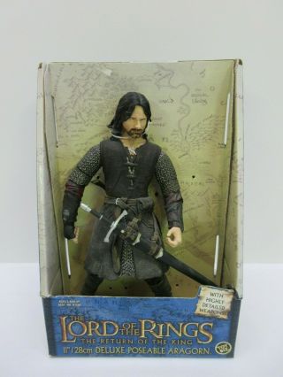 Lord Of The Rings Return Of The King 11 " Deluxe Poseable Aragorn Figure