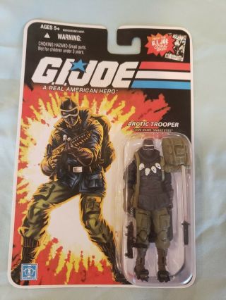 Hasbro G.  I.  Joe 25th Anniversary Arctic Trooper Snake Eyes Action Figure