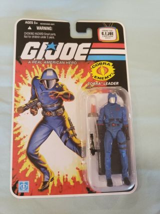 Hasbro G.  I.  Joe 25th Anniversary Cobra Commander (no Foil) Action Figure
