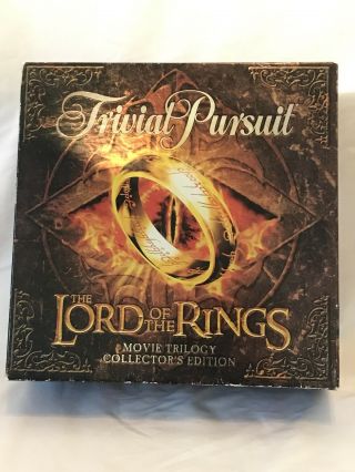 Lord Of The Rings Trivial Pursuit Game 2003 - Movie Trilogy Collector 